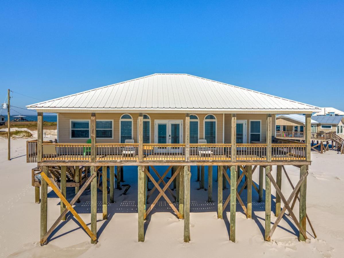 Marisol - Pet Friendly And Gulf Front! Enjoy The Large Deck With Amazing Views! Home Dauphin Island Exterior photo