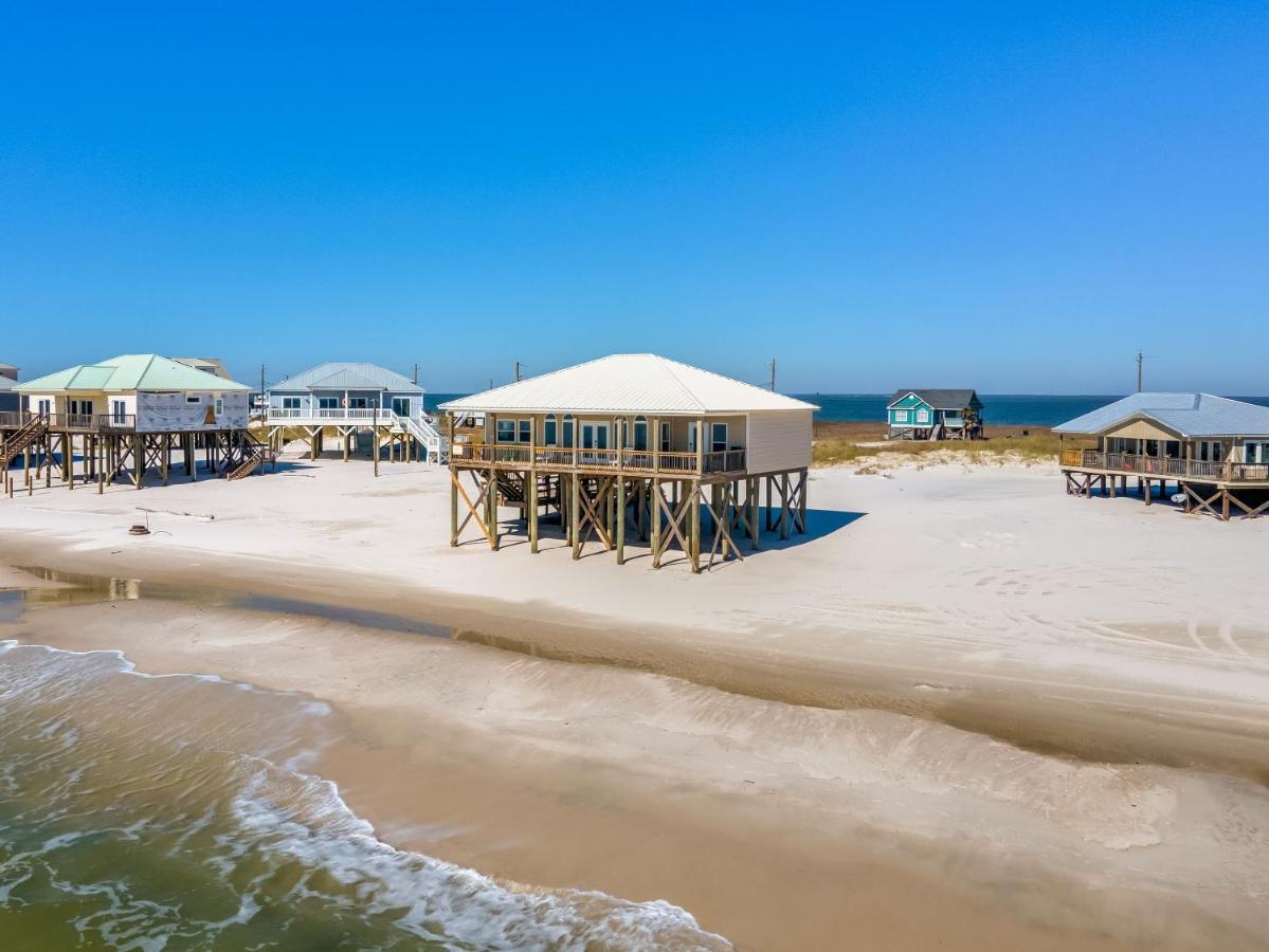 Marisol - Pet Friendly And Gulf Front! Enjoy The Large Deck With Amazing Views! Home Dauphin Island Exterior photo
