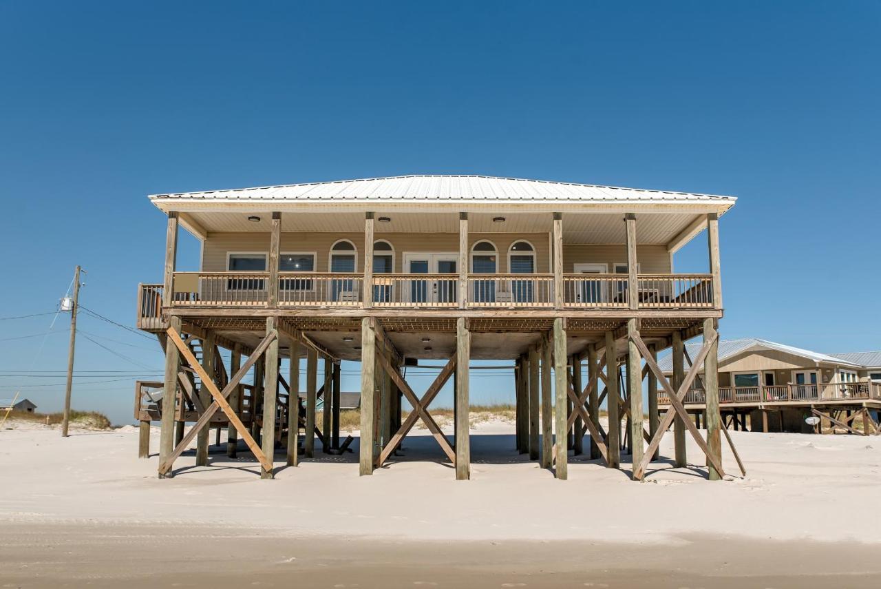 Marisol - Pet Friendly And Gulf Front! Enjoy The Large Deck With Amazing Views! Home Dauphin Island Exterior photo